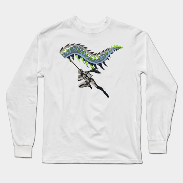 Genji Dragon Dance Long Sleeve T-Shirt by Genessis